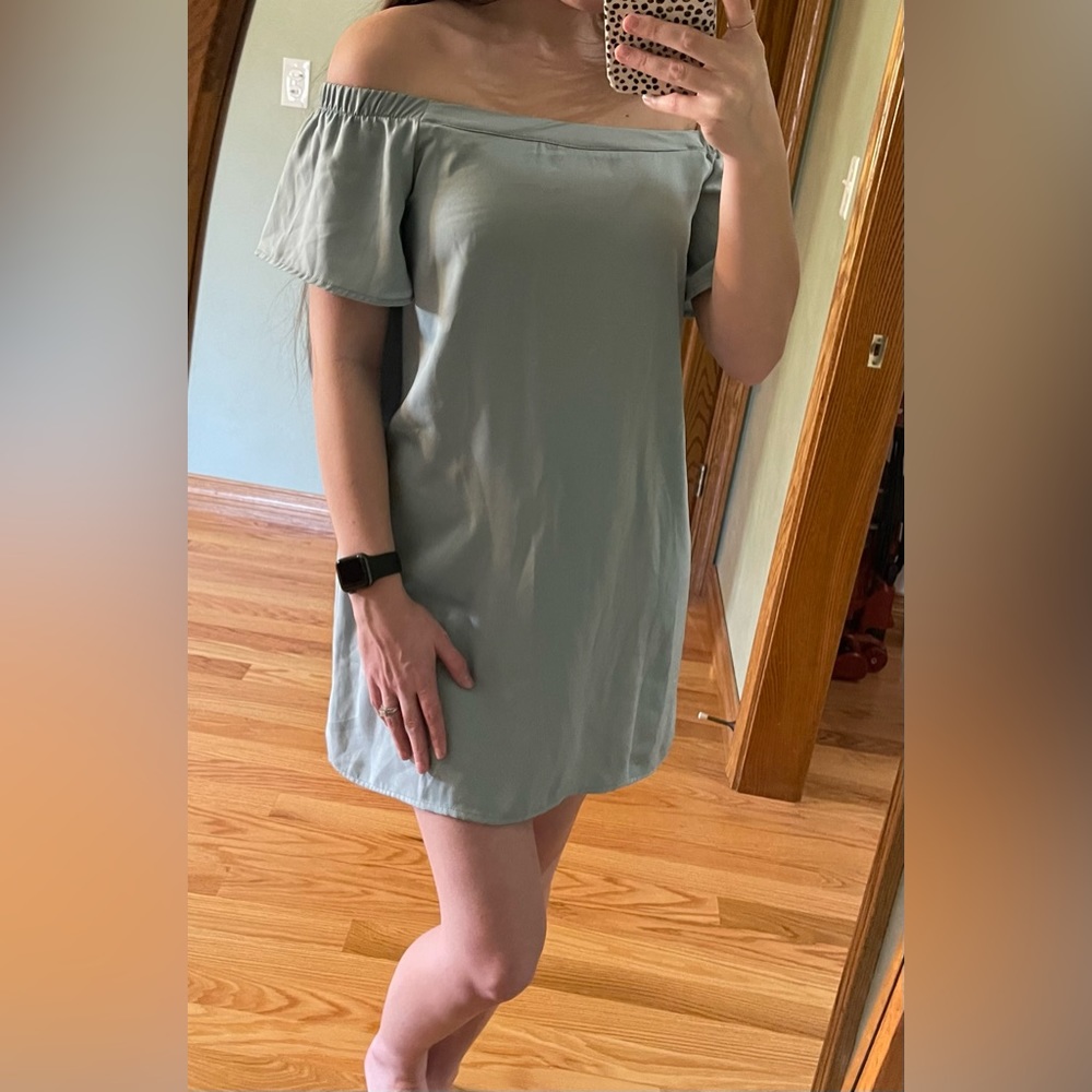 Off the shoulder dress